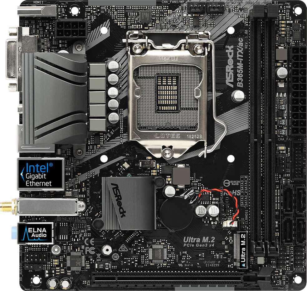  Asrock B365M-ITX/AC