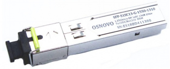 Модуль Osnovo  SFP-S1SC13-G-1550-1310-I