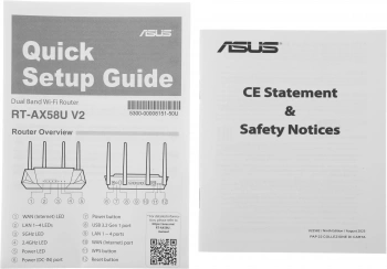 Роутер беспроводной Asus RT-AX58U