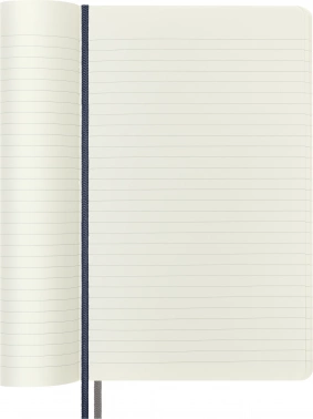 Блокнот Moleskine CLASSIC SOFT EXPENDED QP616EXPB20 Large 130х210мм 400стр. линейка мягкая обложка синий сапфир