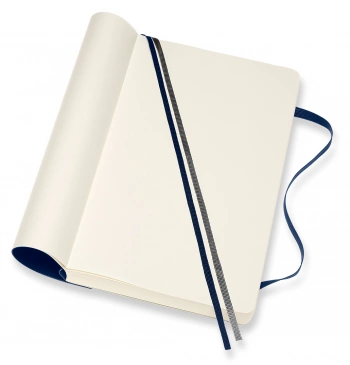 Блокнот Moleskine CLASSIC SOFT EXPENDED QP618EXPB20 Large 130х210мм 400стр. нелинованный мягкая обложка синий сапфир