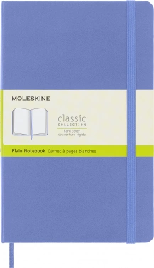Блокнот Moleskine CLASSIC QP062B42 Large 130х210мм 240стр. нелинованный твердая обложка голубая гортензия
