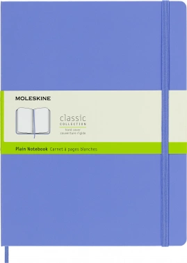 Блокнот Moleskine CLASSIC QP092B42 XLarge 190х250мм 192стр. нелинованный твердая обложка голубая гортензия