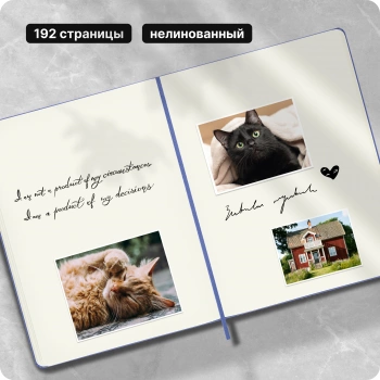 Блокнот Moleskine CLASSIC QP092B42 XLarge 190х250мм 192стр. нелинованный твердая обложка голубая гортензия