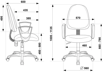 Кресло Бюрократ  CH-1300N