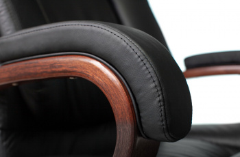 Кресло руководителя Бюрократ  T-9925WALNUT