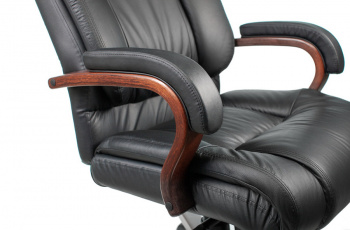 Кресло руководителя Бюрократ  T-9925WALNUT