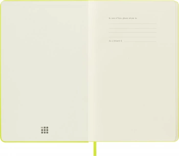 Блокнот Moleskine CLASSIC QP062C2 Large 130х210мм 240стр. нелинованный твердая обложка лайм