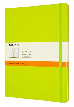 Блокнот Moleskine CLASSIC QP090C2 XLarge 190х250мм 192стр. линейка твердая обложка лайм