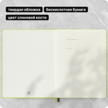 Блокнот Moleskine CLASSIC QP090C2 XLarge 190х250мм 192стр. линейка твердая обложка лайм