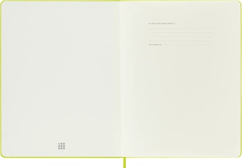 Блокнот Moleskine CLASSIC QP092C2 XLarge 190х250мм 192стр. нелинованный твердая обложка лайм