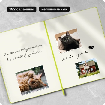 Блокнот Moleskine CLASSIC QP092C2 XLarge 190х250мм 192стр. нелинованный твердая обложка лайм