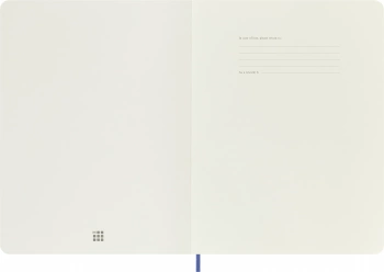 Блокнот Moleskine CLASSIC SOFT QP623B42 XLarge 190х250мм 192стр. нелинованный мягкая обложка голубая гортензия