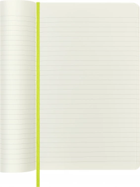 Блокнот Moleskine CLASSIC SOFT QP616C2 Large 130х210мм 192стр. линейка мягкая обложка лайм