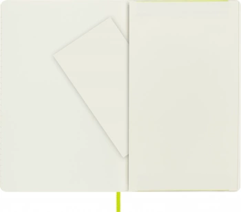 Блокнот Moleskine CLASSIC SOFT QP616C2 Large 130х210мм 192стр. линейка мягкая обложка лайм