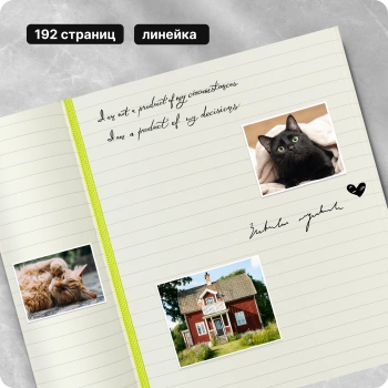 Блокнот Moleskine CLASSIC SOFT QP616C2 Large 130х210мм 192стр. линейка мягкая обложка лайм