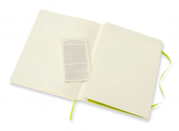 Блокнот Moleskine CLASSIC SOFT QP621C2 XLarge 190х250мм 192стр. линейка мягкая обложка лайм