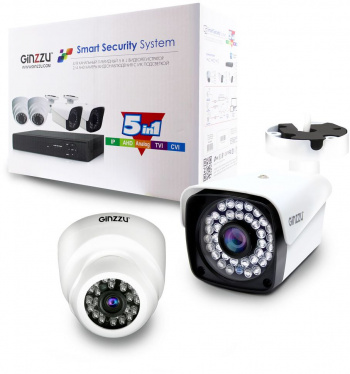 Комплект видеонаблюдения Ginzzu  HK-420N