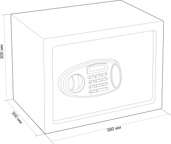 Сейф мебельный Cactus  CS-SF-E30