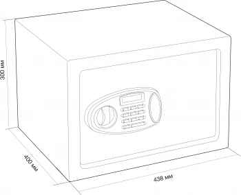 Сейф мебельный Cactus  CS-SF-E40