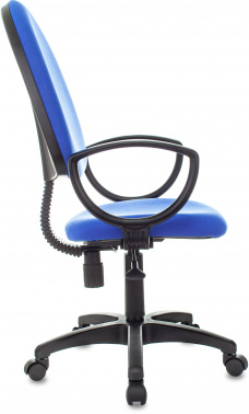 Кресло Бюрократ Престиж синий 3С06 крестов. пластик