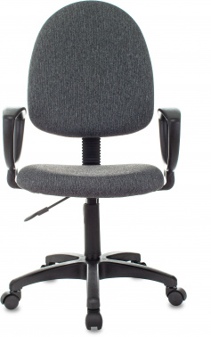 Кресло Бюрократ Престиж серый 3С1 крестов. пластик