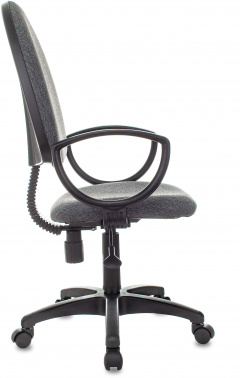 Кресло Бюрократ Престиж серый 3С1 крестов. пластик