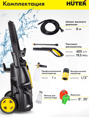 Минимойка Huter M195-PW-PRO