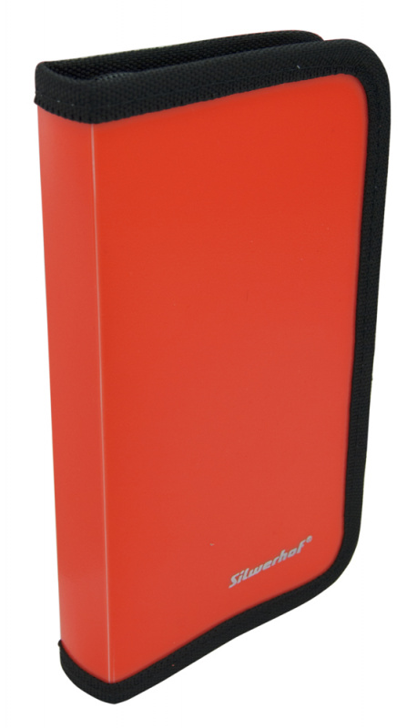 Пенал Silwerhof 850954 Neon оранжевый/черный 1отд. 190х110х28 полипроп.