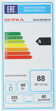 Телевизор LED Supra 40