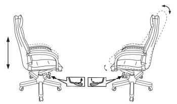 Кресло руководителя Бюрократ  T-9927WALNUT