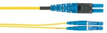 Патч-корд Panduit PVQ9LE10LQM06.0 2x9/125 OS1/OS2 LC дуплекс-LC дуплекс 6м LSZH желтый