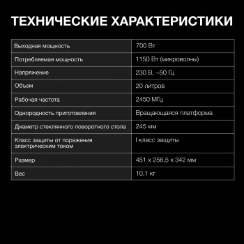 Микроволновая Печь Hyundai HYM-M2003