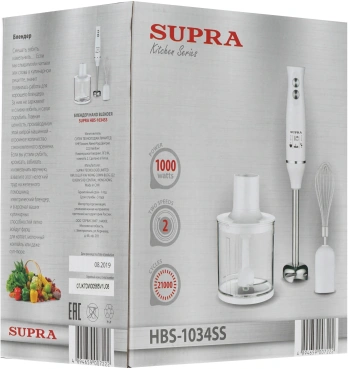 Блендер погружной Supra HBS-1034SS