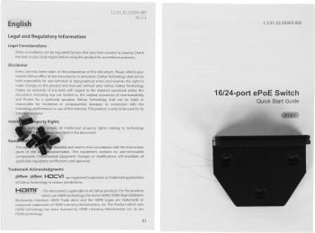 Коммутатор Dahua  DH-LR2218-16ET-240