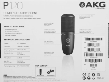 Микрофон проводной AKG P120