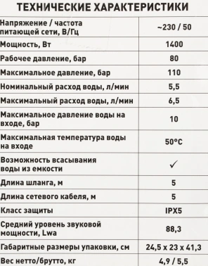 Минимойка Carver CW-1400A