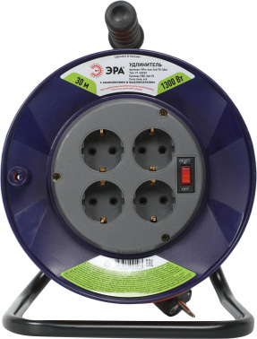 Удлинитель силовой Эра RPx-4es-3х0.75-30m