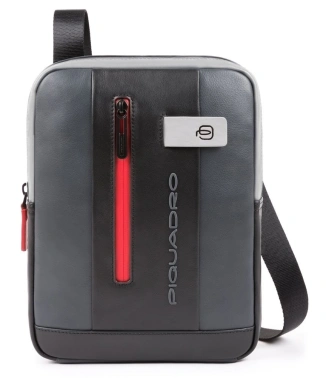 Сумка Piquadro Urban CA1816UB00/GRN серая/черная натур.кожа