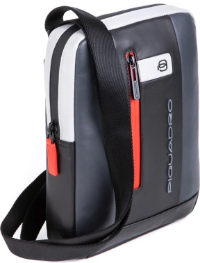 Сумка Piquadro Urban CA1816UB00/GRN серая/черная натур.кожа