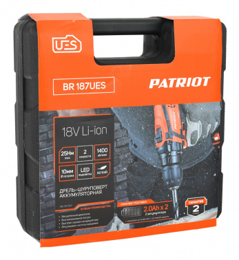 Дрель-шуруповерт Patriot BR 187UES