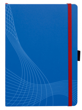 Блокнот Avery Zweckform NOTIZIO 7041 A5 80стр. клетка мягкая обложка фиксирующая резинка прошитый синий