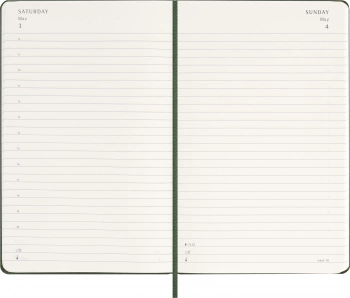 Ежедневник Moleskine CLASSIC Large 130х210мм 400стр. зеленый