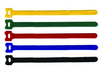 Хомут-липучка Lanmaster LAN-VCM310-OR 310x16мм (упак:20шт) нейлон/полиэтилен внутри помещений оранжевый