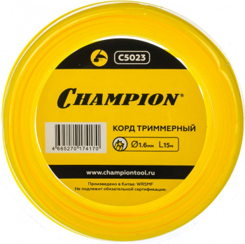 Леска для садовых триммеров Champion C5023