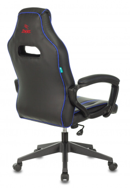 Кресло игровое Zombie A3 черный, синий эко.кожа крестовина пластик
