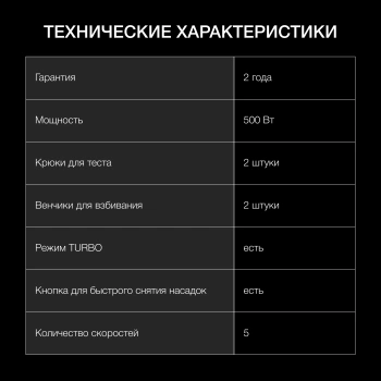 Миксер ручной Hyundai HYM-H4501