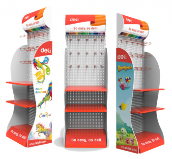 Стенд-стойка Deli J00572 напольный металл School для розницы приз