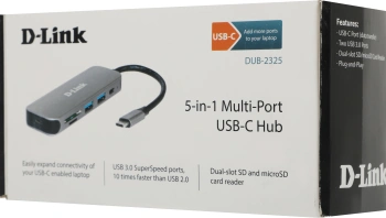 Разветвитель USB 2.0 D-Link DUB-2325
