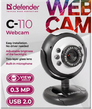 Камера Web Defender C-110